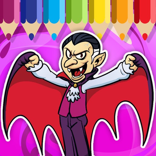 Coloring Dracula Game For Childrens iOS App