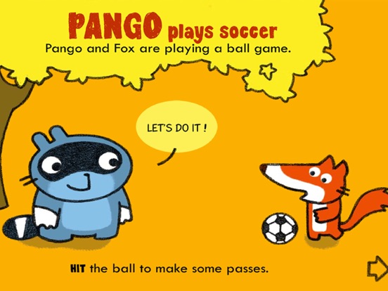 Pango plays soccer для iPad