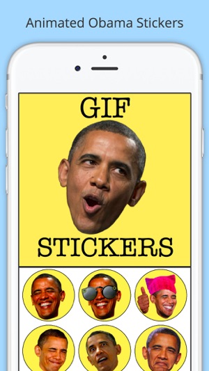 Obama GIF Stickers - Funny Emojis for iMessage(圖1)-速報App