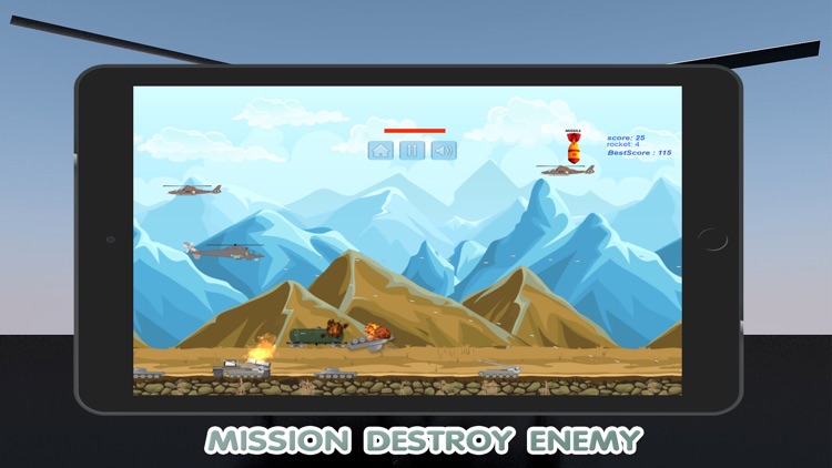 World Helicopter Gunship Air Strike Game screenshot-3