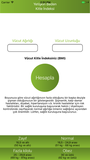 Vücut Kitle İndeksi BMI(圖2)-速報App