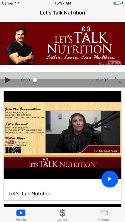 Lets Talk Nutrition