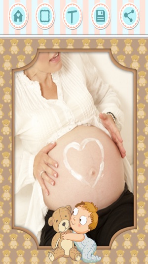 Pregnancy photo frames – Baby shower invitations(圖5)-速報App