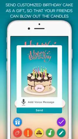 Game screenshot Birthday Cake - Blow out the candles apk