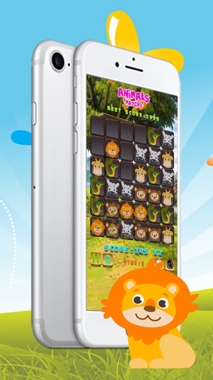 Animals Crush Puzzle - Match 3 Game for kids screenshot-3