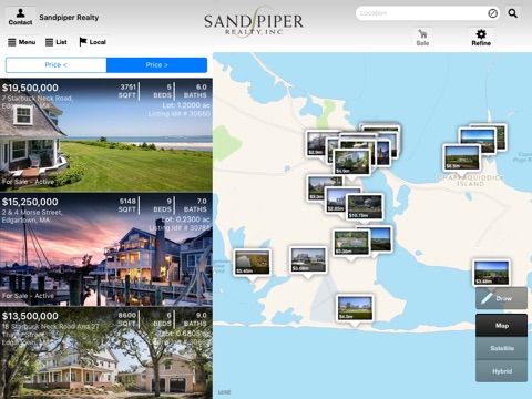 Sandpiper Realty - Martha's Vineyard for iPad screenshot 2