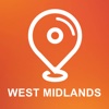 West Midlands, UK - Offline Car GPS