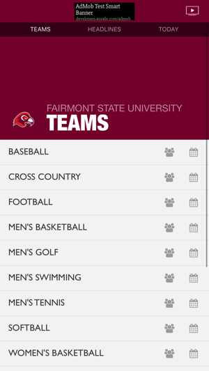 Fairmont State University Fighting Falcons(圖2)-速報App