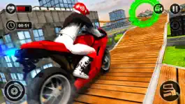 Game screenshot Rooftop Motorbike Rider - Furious Stunts Driving hack