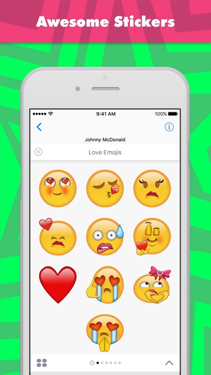 Love Emojis stickers by Johnnymcdonald1