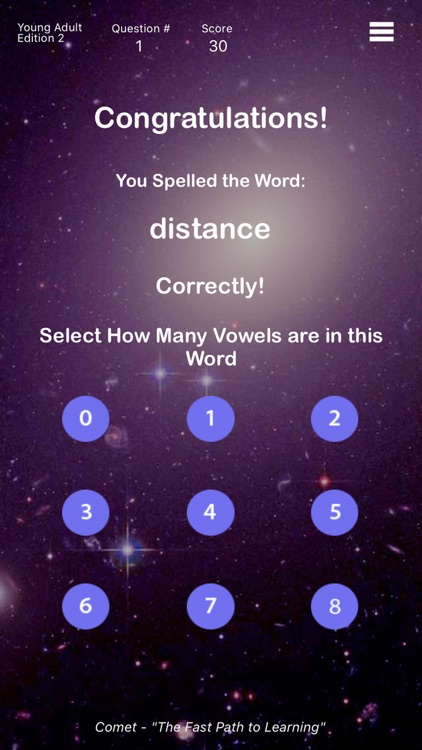 Comet The Spelling Game - Young Adult 2