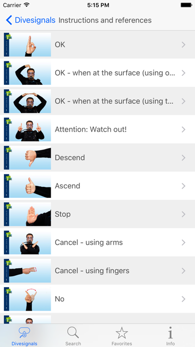 How to cancel & delete Dive Signals from iphone & ipad 3