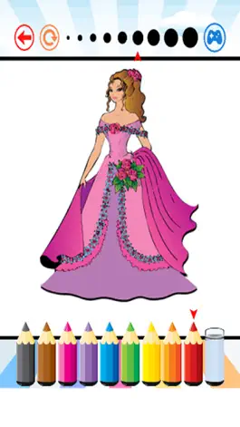 Game screenshot Princess Coloring Book - Activities for Kid mod apk