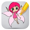 Free Coloring Book Game Angel Fairy Version