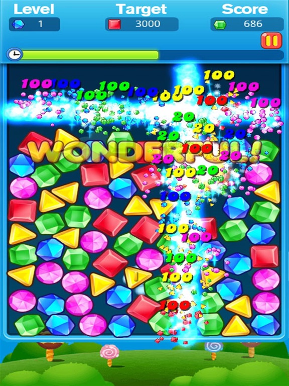 Jewels Lines-Physics Edition Free Games screenshot 4