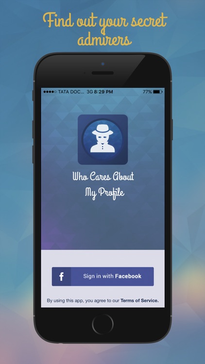 Who Cares About My Profile for Facebook Pro