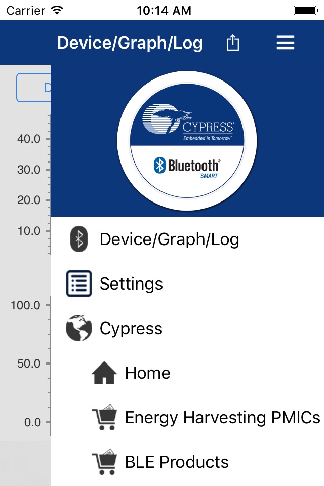 Cypress® BLE-Beacon™ screenshot 2