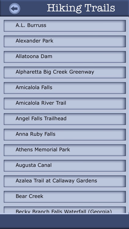 Georgia Camping & Hiking Trails