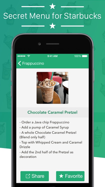 Secret Menu for Starbucks Free - Coffee Recipes.