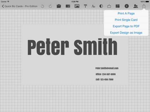 Quick Biz Cards - Business Card Designer screenshot 4