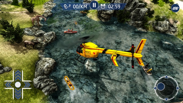 直升機救援2017免費3D - 飛行模擬器(圖2)-速報App