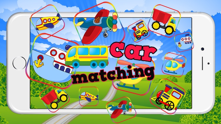 Matching Cars Trains & Trucks Puzzles