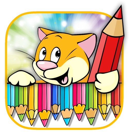 Kids Cat Animal Coloring Book Game Edition iOS App