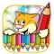 Kids Cat Animal Coloring Book Game Edition