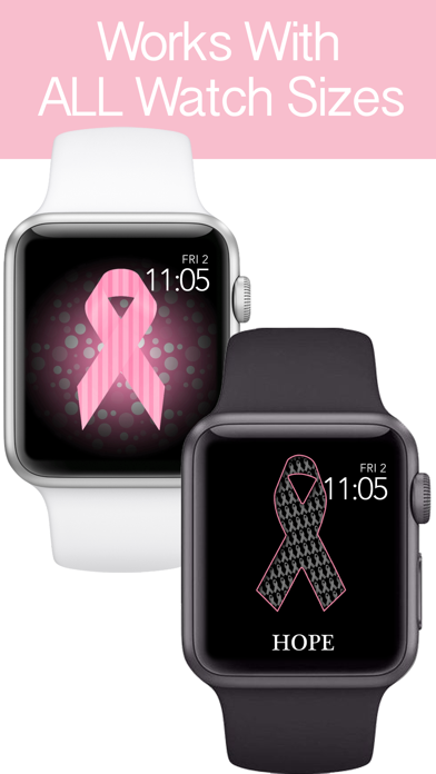 Pink Ribbon Watch Faces - Backgrounds & Wallpaperのおすすめ画像4