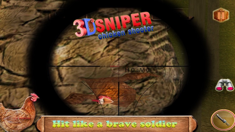 3D Sniper Chicken Shooter screenshot-3
