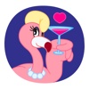 Appealing Flamingo Animated Emoji Stickers