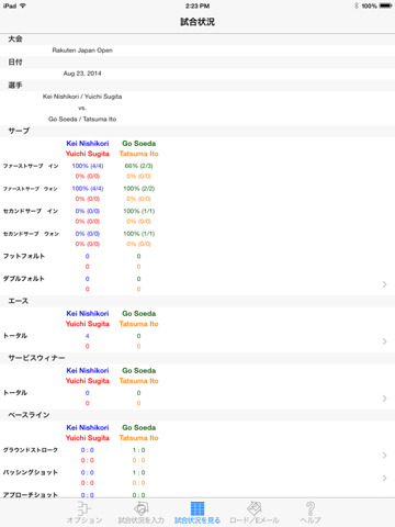 My Tennis Stats HD screenshot 3