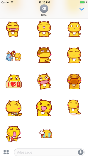 Animated Hami Cat stickers pack(圖3)-速報App