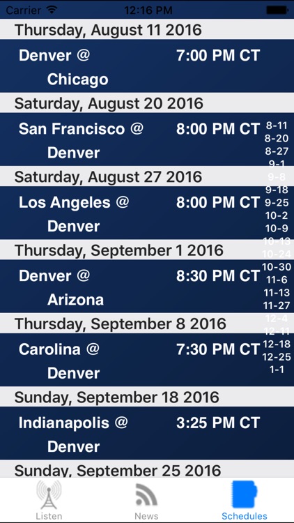 Denver Football - Sports Radio, Scores & Schedule screenshot-3