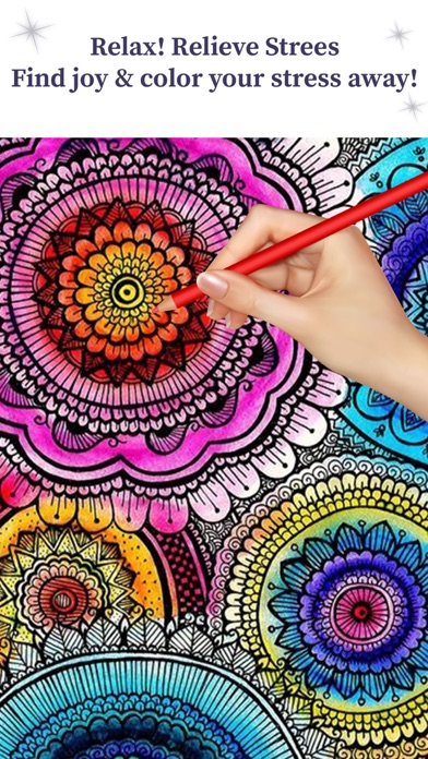 How to cancel & delete Coloring Book For Adults - Stress Relief Therapy from iphone & ipad 1
