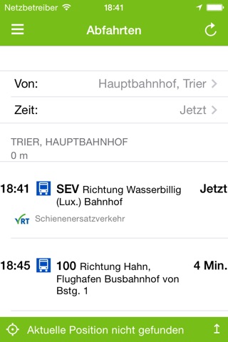 VRT Fahrplan screenshot 4