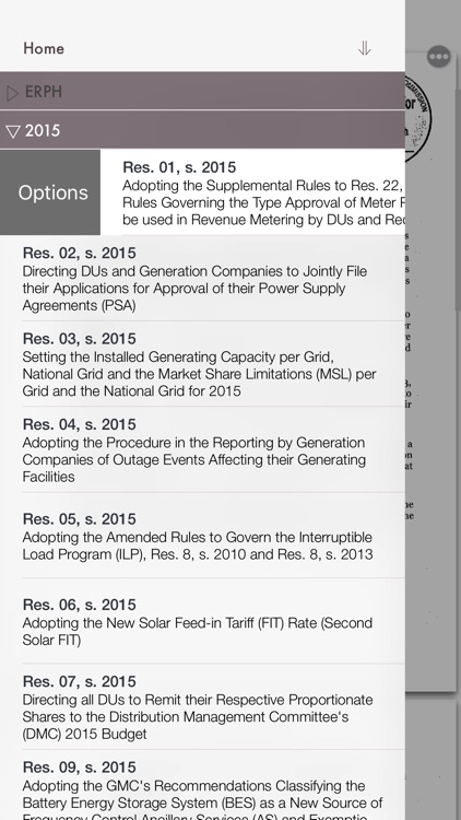 ERPH : Philippine Energy Regulations