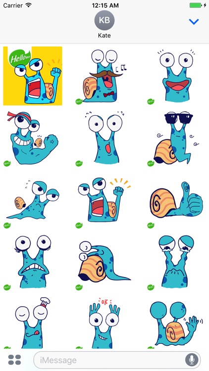 Hellowe Stickers: Mr Snail