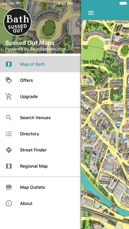 Bath Sussed Out Tourist Map screenshot-4