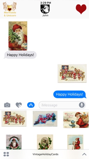 Vintage Holiday Cards(圖3)-速報App