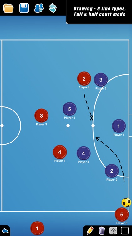 Coach Tactic Board: Futsal