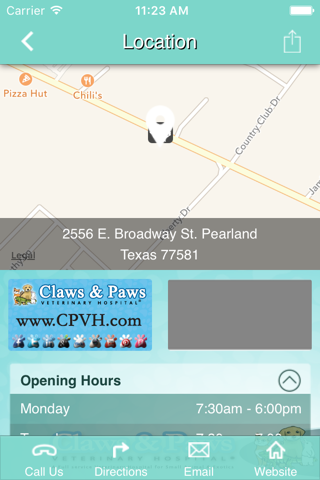 Claws & Paws Veterinary Hospital screenshot 2