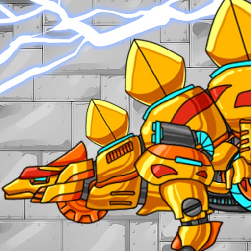 Combine! Dino Robot - Stego Gold Icon