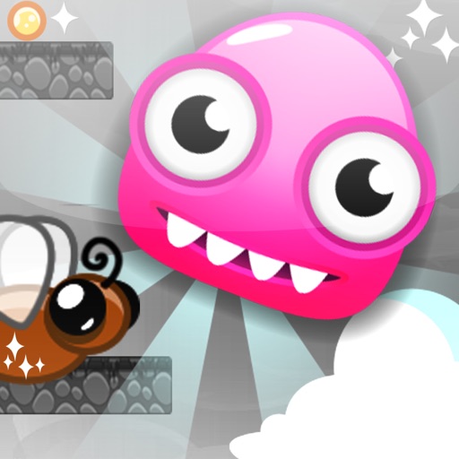 Little Pink Monster Jump Icon