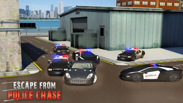 逃脱警察车追逐PRO游戏：警察自动 Escape Police Car Chase(圖2)-速報App