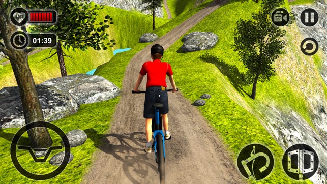 Uphill Bicycle Rider Kids - Offroad Mountain Climb(圖2)-速報App