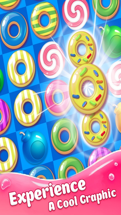 Donut Blast Pop Legend - Sweet Yummy Match 3 Game screenshot-3