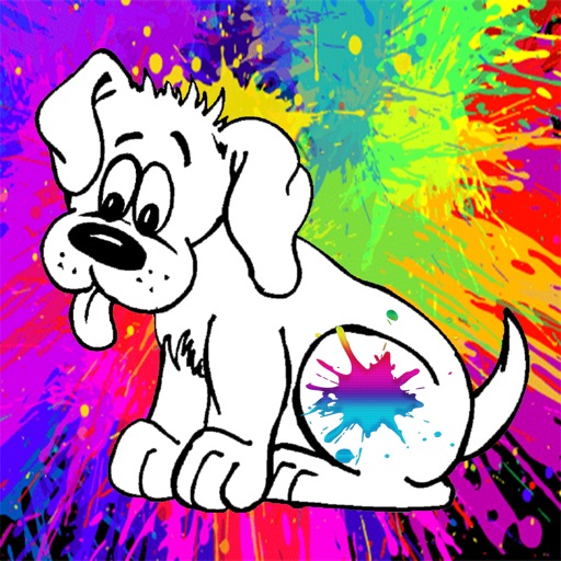 Coloring Animal Gril Game iOS App