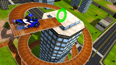 How to cancel & delete Rooftop Motorbike Rider - Furious Stunts Driving from iphone & ipad 4