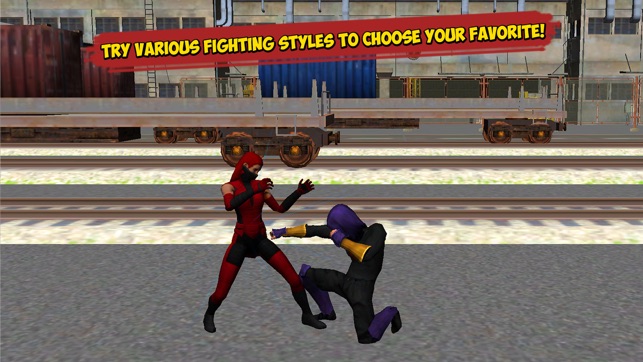 Ninja Kung Fu Street Fighting Challenge 3D(圖2)-速報App